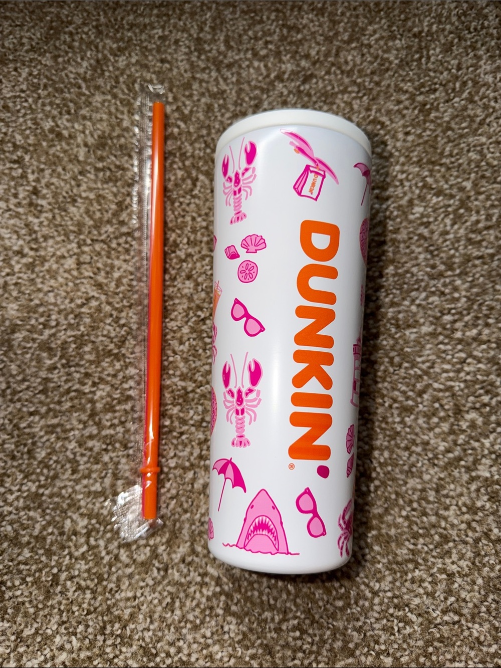 Dunkin’ 2026 Summer Sea Life Ocean Themed Tumbler